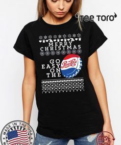 Merry Christmas Go Easy On The Pepsi Cola Ugly Christmas t-shirts