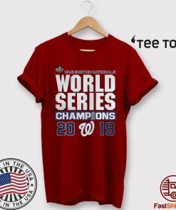 Nationals 2019 World Series Championship t-shirts