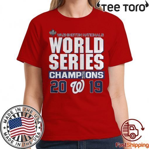 Nationals 2019 World Series Championship t-shirts