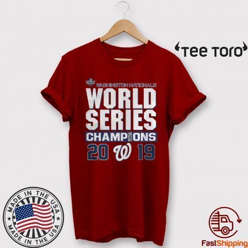 Nationals 2019 World Series Championship t-shirts