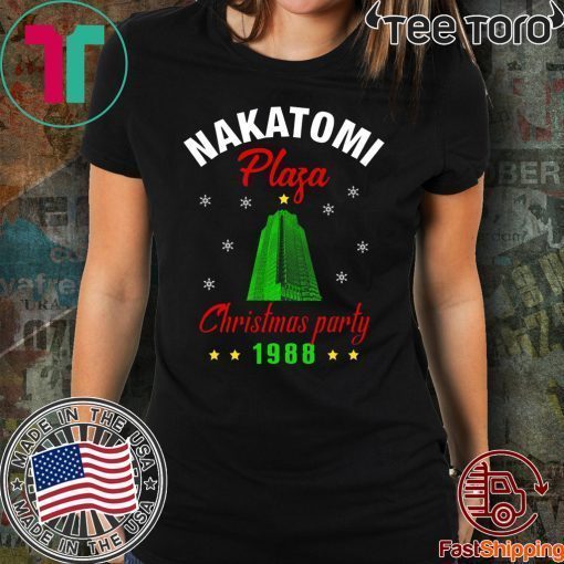 Offcial New Nakatomi Plaza Christmas Party 1988 T-Shirt