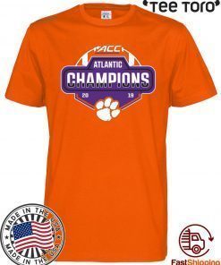 Original Clemson Tigers 2019 ACC Atlantic Football Division Champions T-Shirt