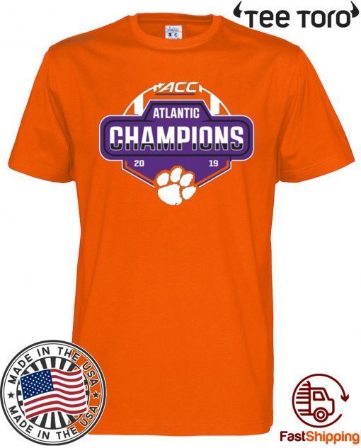 Original Clemson Tigers 2019 ACC Atlantic Football Division Champions T-Shirt