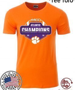 Original Clemson Tigers 2019 ACC Atlantic Football Division Champions T-Shirt