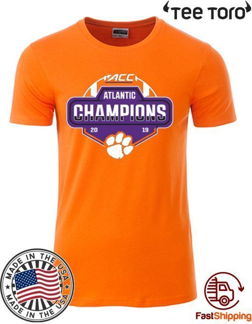 Original Clemson Tigers 2019 ACC Atlantic Football Division Champions T-Shirt