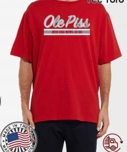 Original Ole Piss 2019 Egg Bowl 21-20 T-Shirt