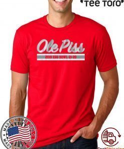 Original Ole Piss 2019 Egg Bowl 21-20 T-Shirt