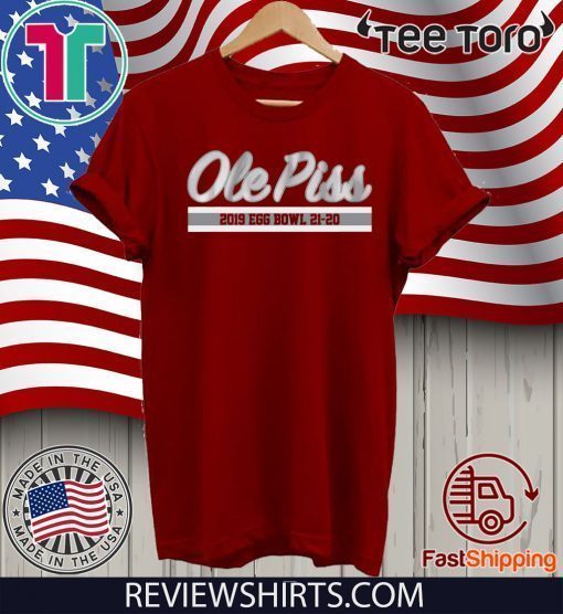 Ole Piss Egg Bowl shirt - Starkville MS Football T-Shirt