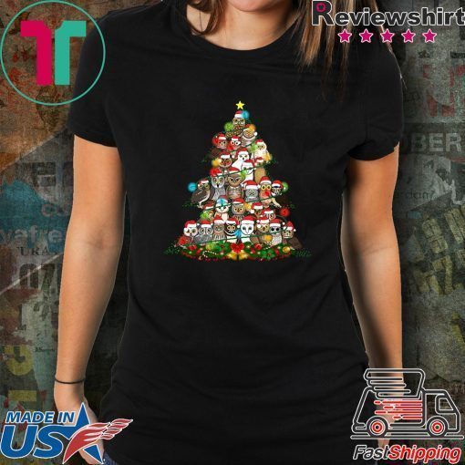 Owl christmas tree Shirt