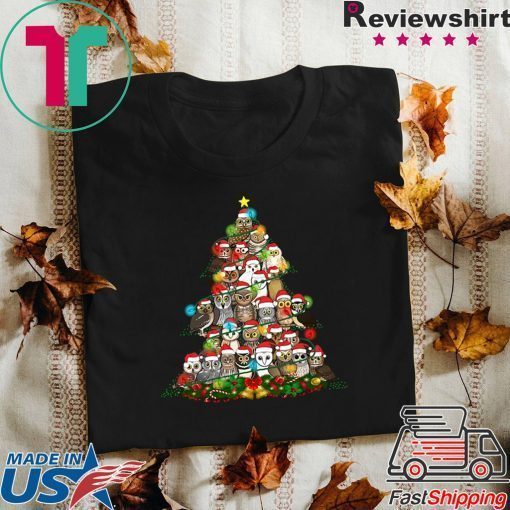 Owl christmas tree Shirt