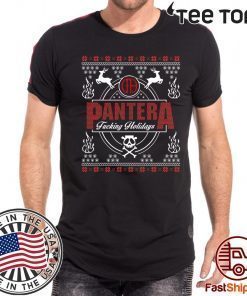 Pantera Fucking Holidays Christmas Shirt - Offcial Tee