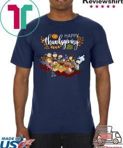 Peanuts Friends Party Thanksgiving Shirt