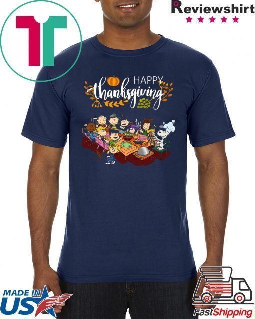 Peanuts Friends Party Thanksgiving Shirt