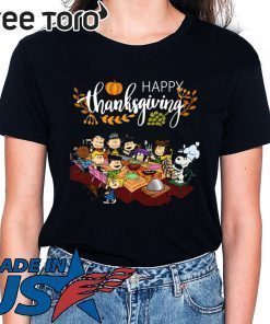 Peanuts Friends Party Thanksgiving Shirt