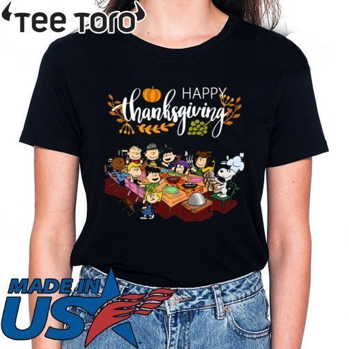 Peanuts Friends Party Thanksgiving Shirt