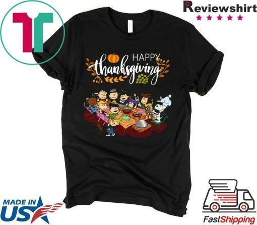 Peanuts Friends Party Thanksgiving Shirt