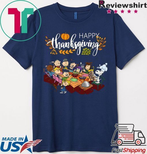 Peanuts Friends Party Thanksgiving Shirt