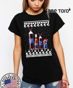 Pepsi Reindeer bottles and Can Funny Ugly Christmas Gift T-Shirt