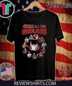 San Francisco 49ers All-Time Greats Signatures T-Shirt