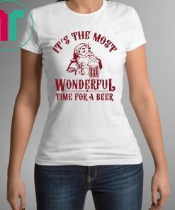 Santa Claus It’s The Most Wonderful Time For A Beer Shirt