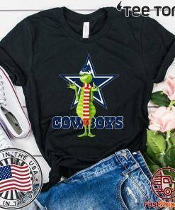 Santa Grinch Dallas Cowboys Christmas Classic T-ShirtSanta Grinch Dallas Cowboys Christmas Classic T-Shirt