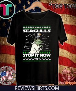 Seagulls Stop It Now Ugly Christmas Gift T-Shirt