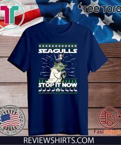 Seagulls Stop It Now Ugly Christmas Gift T-Shirt