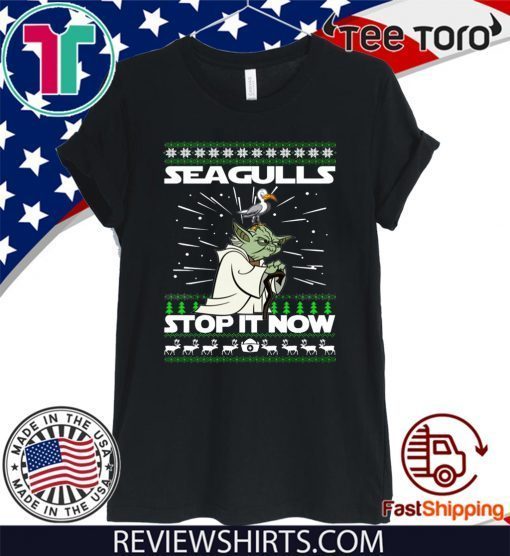 Seagulls Stop It Now Ugly Christmas Gift T-Shirt