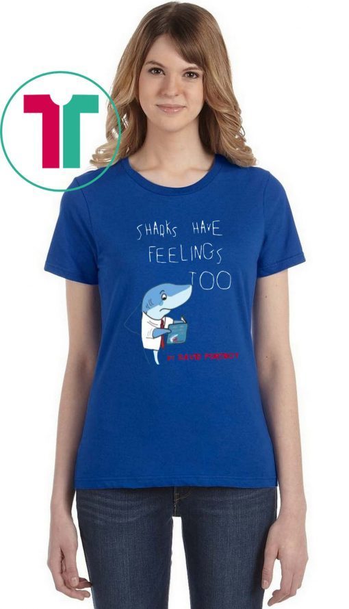 Sharks Have Feelings Too Tee Turquoise T-Shirt