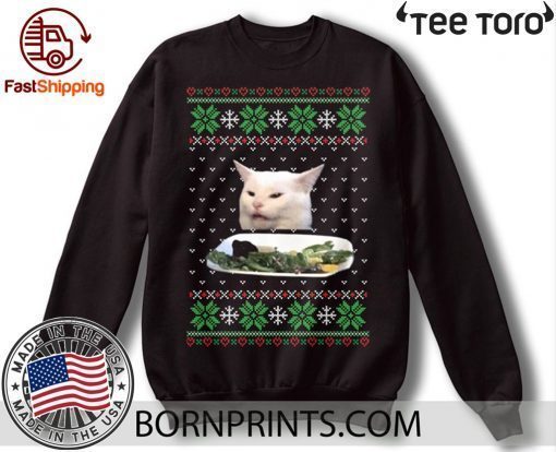 Smudge Cat Unisex Sweater Party Christmas Party Sweatshirt T-Shirt