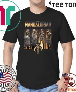 Star Wars The Mandalorian Group Line Up T Shirt