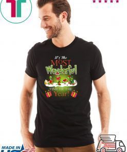 The Most Wonderful Grinch Time of The Year Christmas T-Shirt