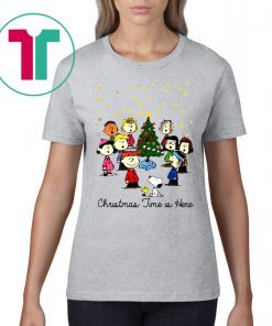 The Peanuts Gang Christmas Time Is Here Snoopy Shirt