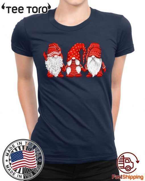 Three Gnomes in red Christmas For 2019 T-Shirt