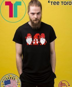 Three Gnomes in red Christmas For 2019 T-Shirt