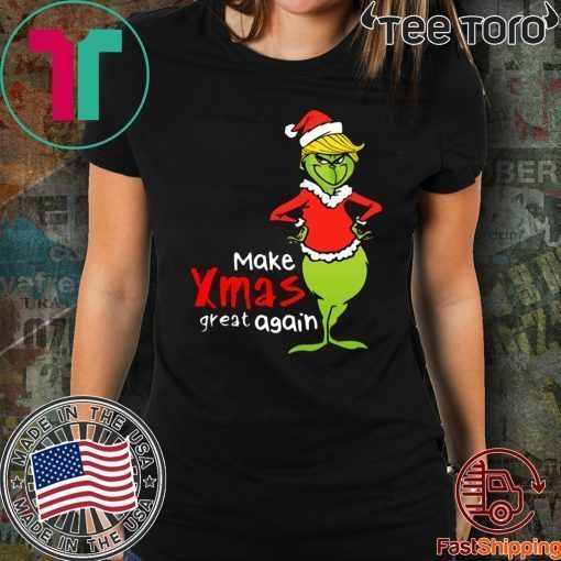 Trump Grinch Make Xmas Great Again Christmas Offcial T-Shirt