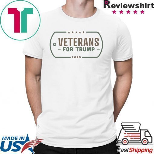 Veterans for Trump Tee Shirt