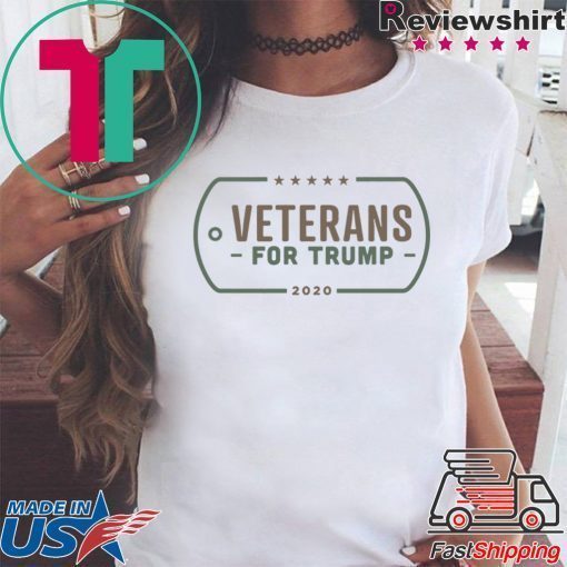 Veterans for Donald Trump 2020 Shirts