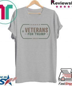 Veterans for Trump Tee Shirt