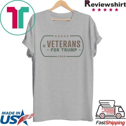 Veterans for Trump Tee Shirt