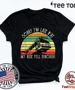 Vintage Pittsburgh Bus in Sinkhole T-Shirt - Offcial Tee