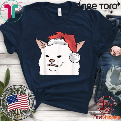 Yelling At Confused Cat At Dinner Table meme Christmas Offcial T-Shirt