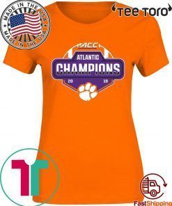 Clemson Tigers 2019 ACC Atlantic Football Division Champions T-Shirt - Classic Tee