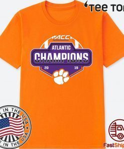 Clemson Tigers 2019 ACC Atlantic Football Division Champions T-Shirt - Classic Tee