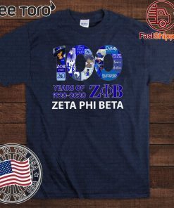 100 Years Of 1920 2020 Zeta Phi Beta Limited Edition T-Shirt