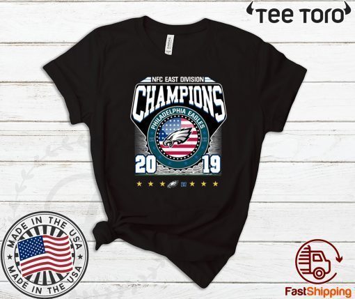 2019 East Division Champions Eagles T Shirt