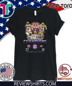 2019 Sec Champions Lsu Tigers 97 Georgia Bulldogs 10 Tee Shirt