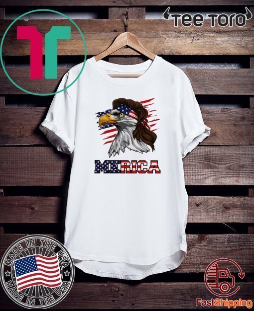 4th of July Patriotic Eagle Shirt - Flag USA Baseball T-Shirt