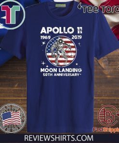 Apollo 11 Moon Landing 50th Anniversary NASA 1969-2019 T-Shirt