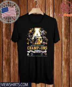 Appalachian State Mountaineers 2019 New Orleans Bowl Champions Unisex T-Shirt